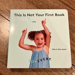 Lovevery Board Book ‘This Is Not Your First Book’